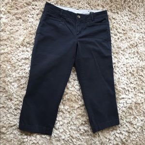 Eddie Bauer navy blue capris